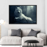 Simple Wolf Wall Art
