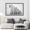 Polar Bear Family Wall Art