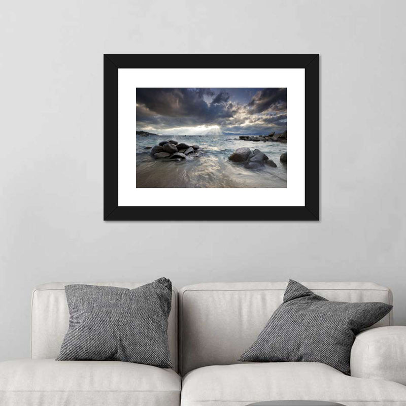 Sunlit Lake Tahoe Wall Art