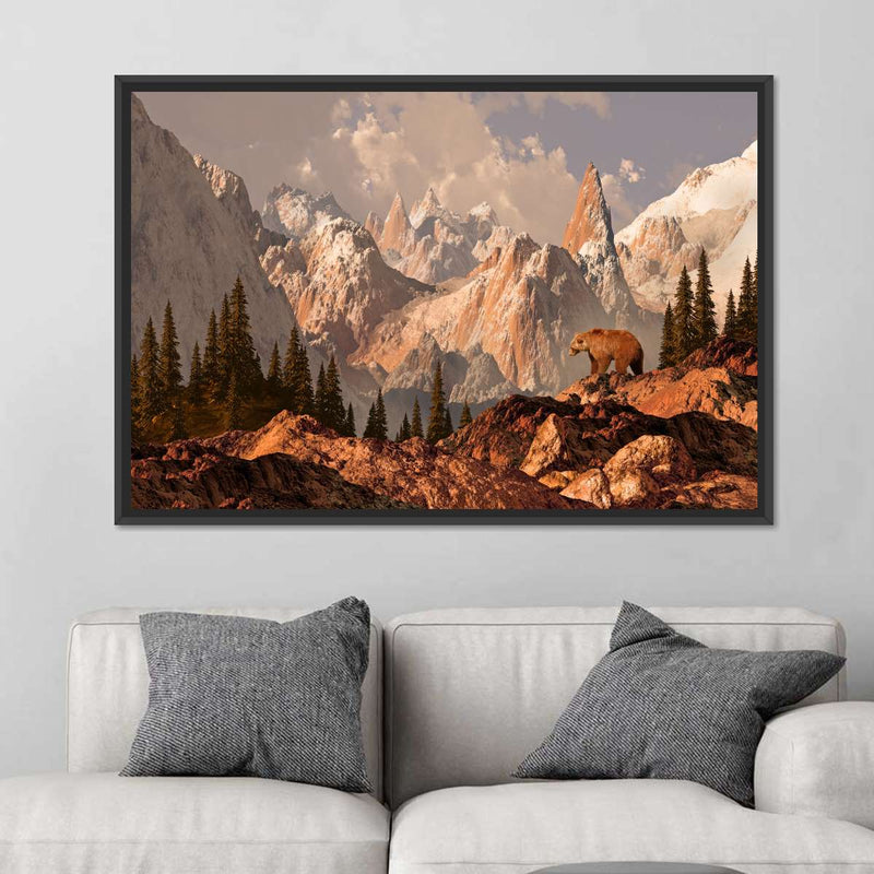 Rocky Mountain Bear Wall Art