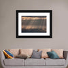 Sunrays And Cloudy Sky Wall Art
