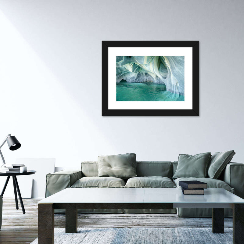 Marble Caves Carrera Lake Wall Art