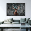 Snowy Noble Deer Wall Art