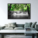 Pop Tropical Waterfall Wall Art