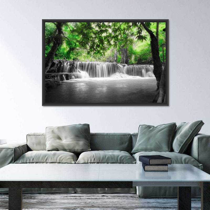 Pop Tropical Waterfall Wall Art