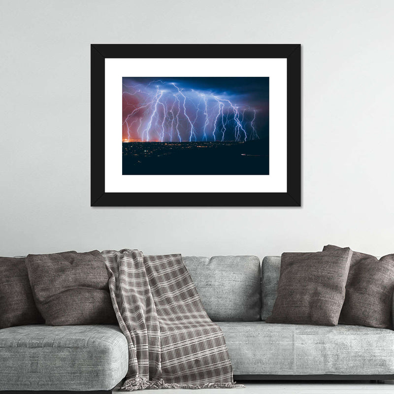 Lightning Strikes Wall Art