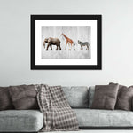 Wooden Safari Wall Art