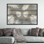 Wooden Palm Leaves Wall Art