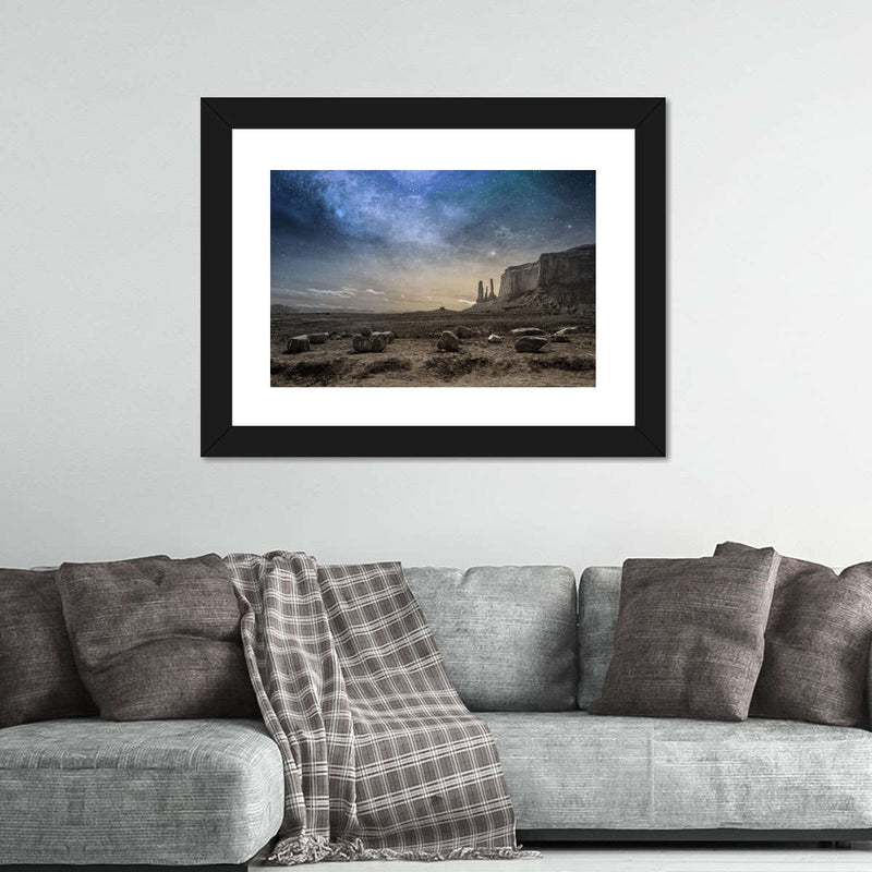 Simple Night Sky Wall Art