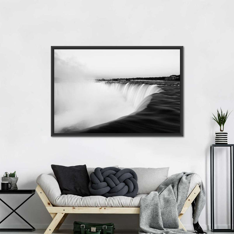 Monochromatic Niagara Falls Wall Art