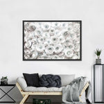 White Roses Wall Art