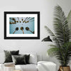 Plane Below Palm Trees Wall Art