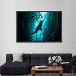 Shark Depth Wall Art