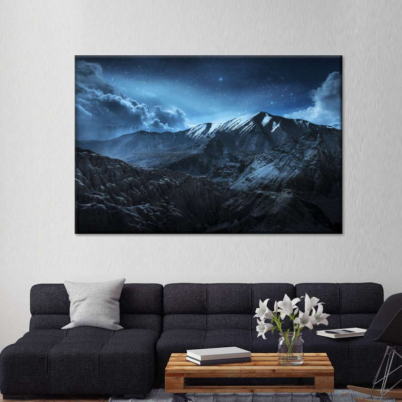 Ladakh Night Time Sky Wall Art