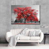 Red Tree Wall Art