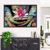 Lotus Flower In Hand Wall Art