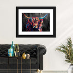 Highland Cow Acrylic Wall Art