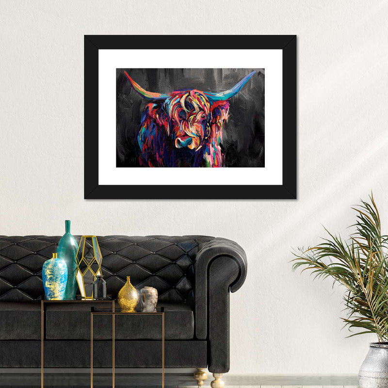 Highland Cow Acrylic Wall Art