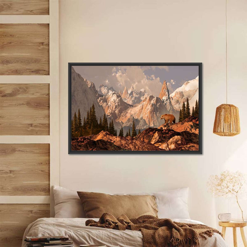 Rocky Mountain Bear Wall Art