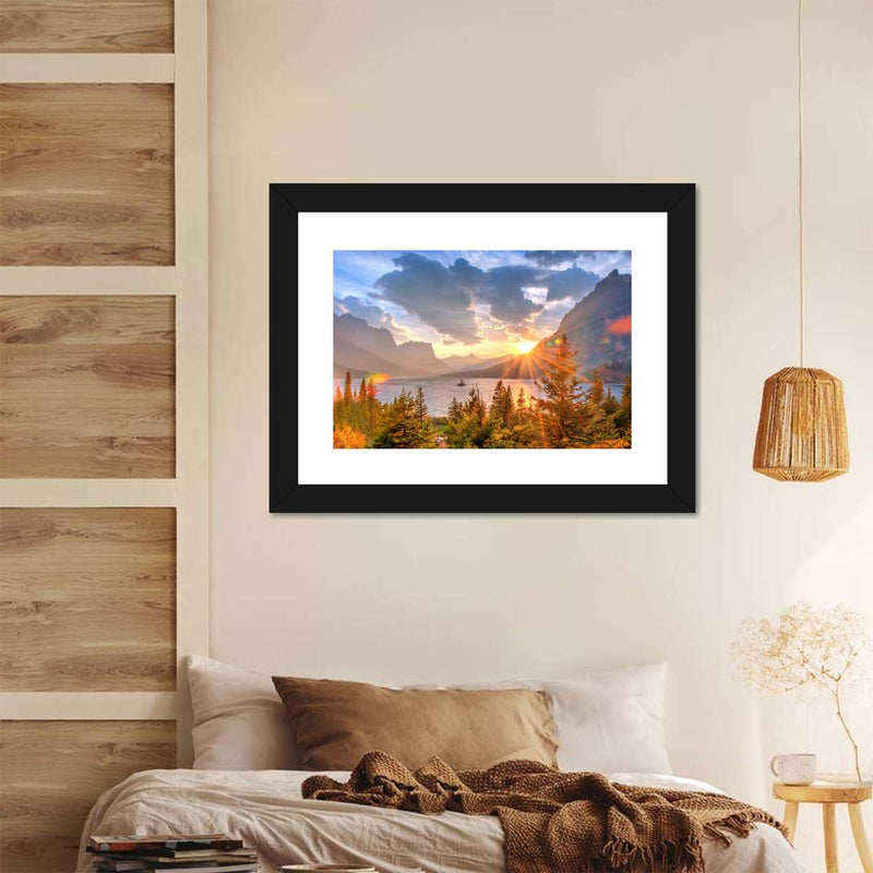 Montana Saint Mary Lake Wall Art