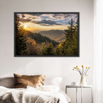 Sunrise In Smoky Mountains Wall Art