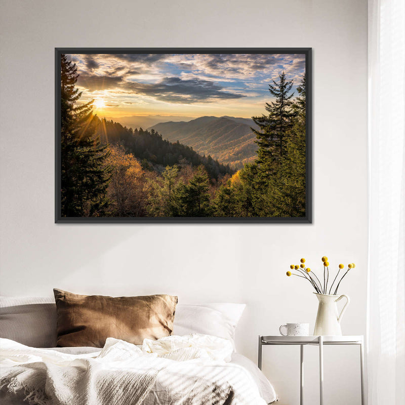 Sunrise In Smoky Mountains Wall Art