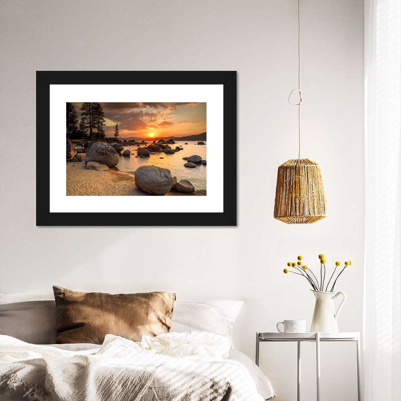 Lake Tahoe Twilight Wall Art