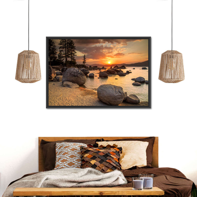 Lake Tahoe Twilight Wall Art
