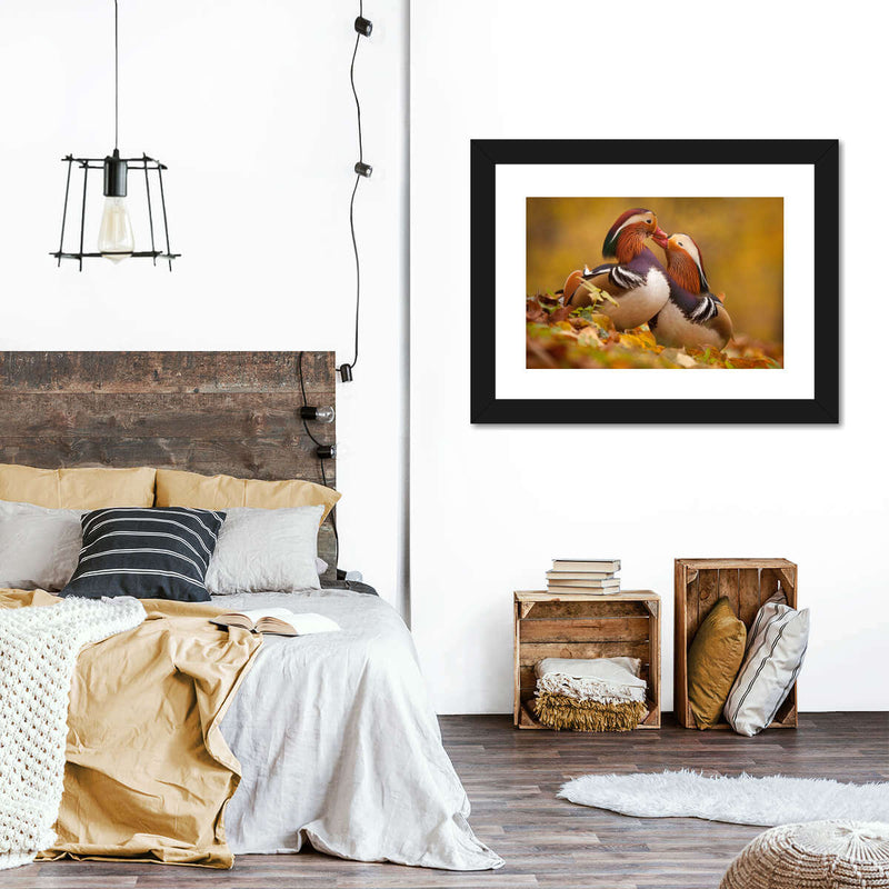 Loving Mandarin Ducks Wall Art