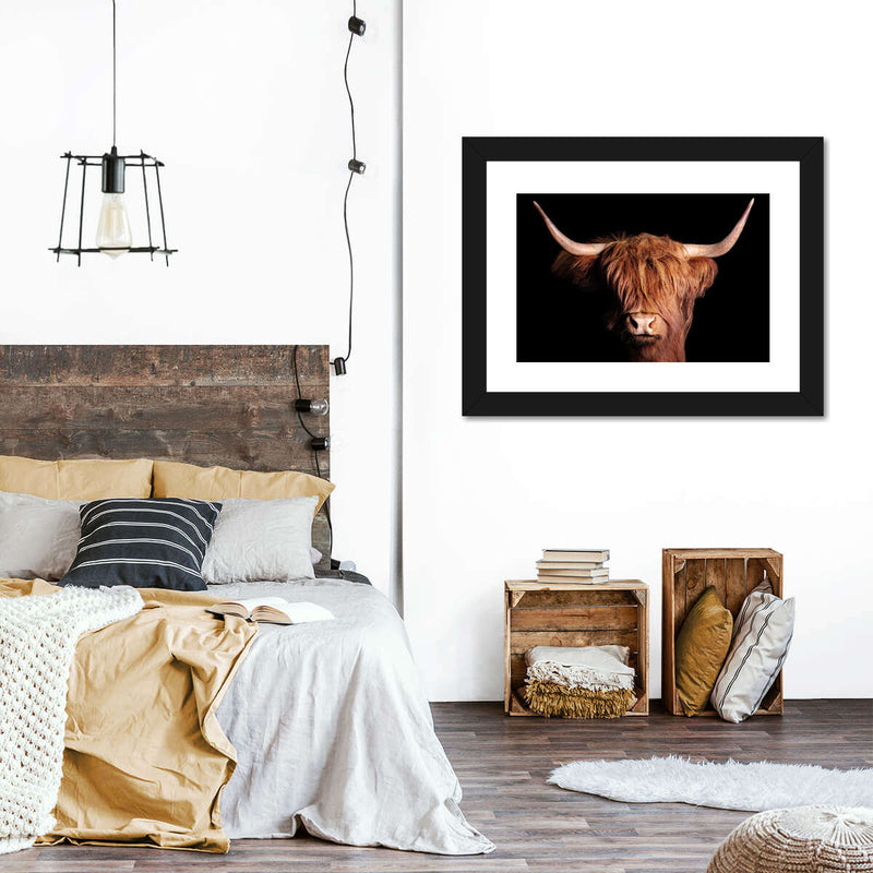Scottish Highland Cow Wall Art