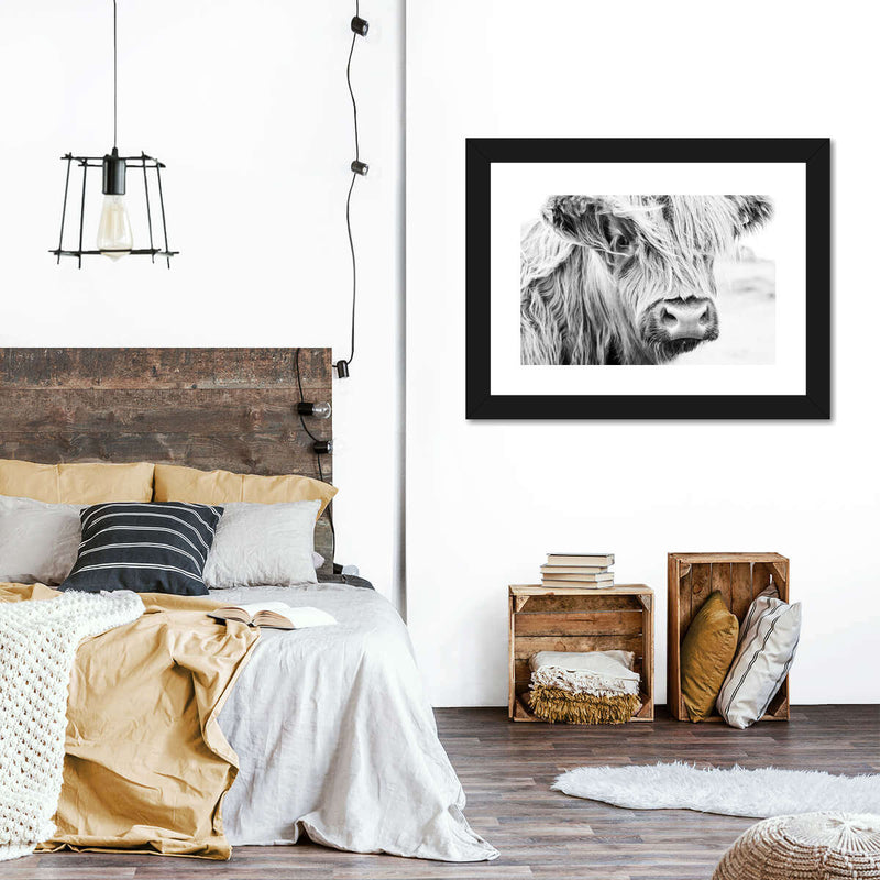 Long Haired Cow Wall Art