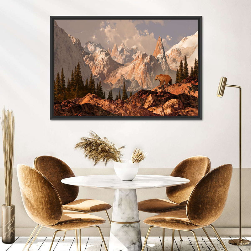 Rocky Mountain Bear Wall Art