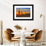 Sunset Cactus Wall Art