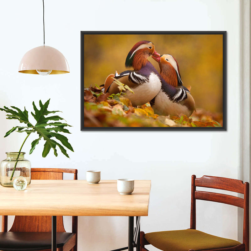 Loving Mandarin Ducks Wall Art