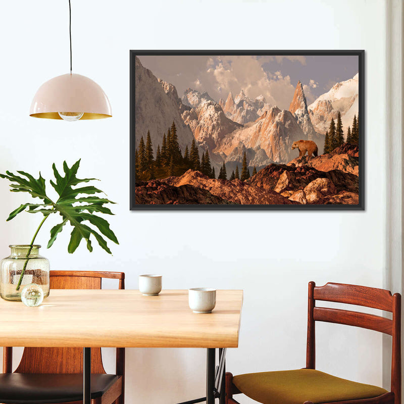 Rocky Mountain Bear Wall Art