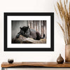 Lounging Black Panther Wall Art