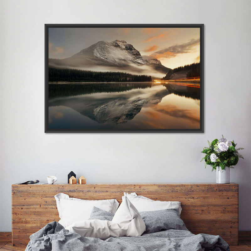 Lake At Sunset Wall Art