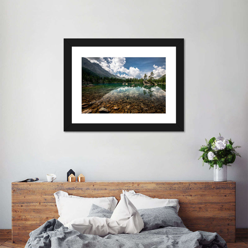 Tranquil Lake Landscape Wall Art