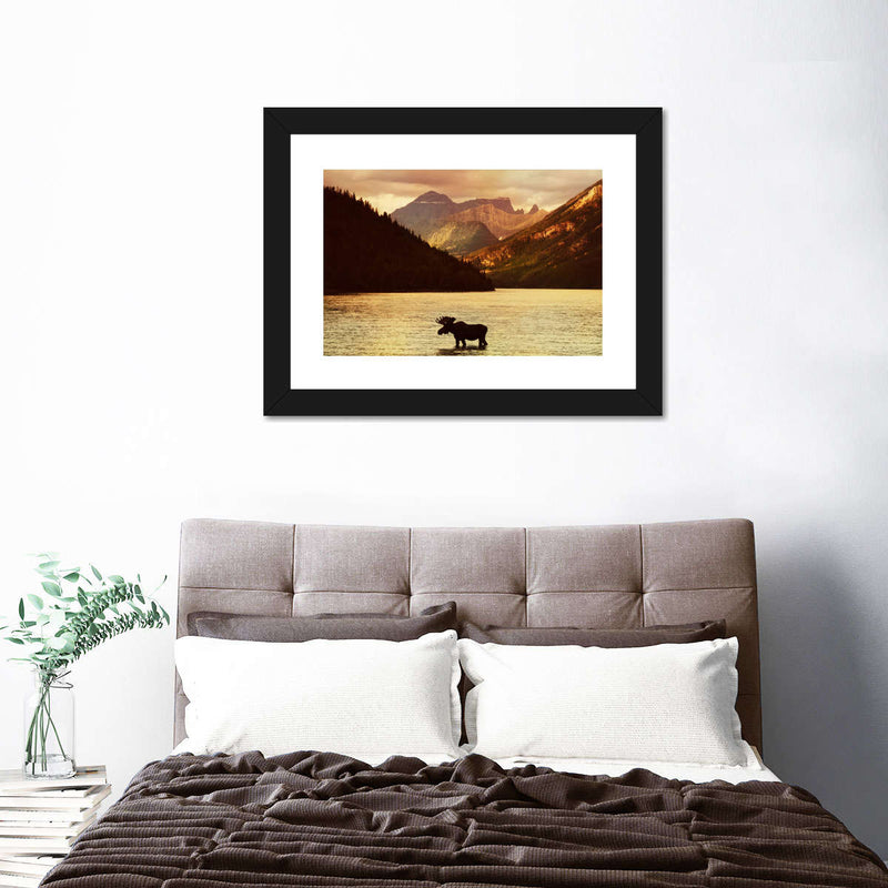 Lake Moose Wall Art