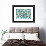 Succulent Plant Bloom Wall Art
