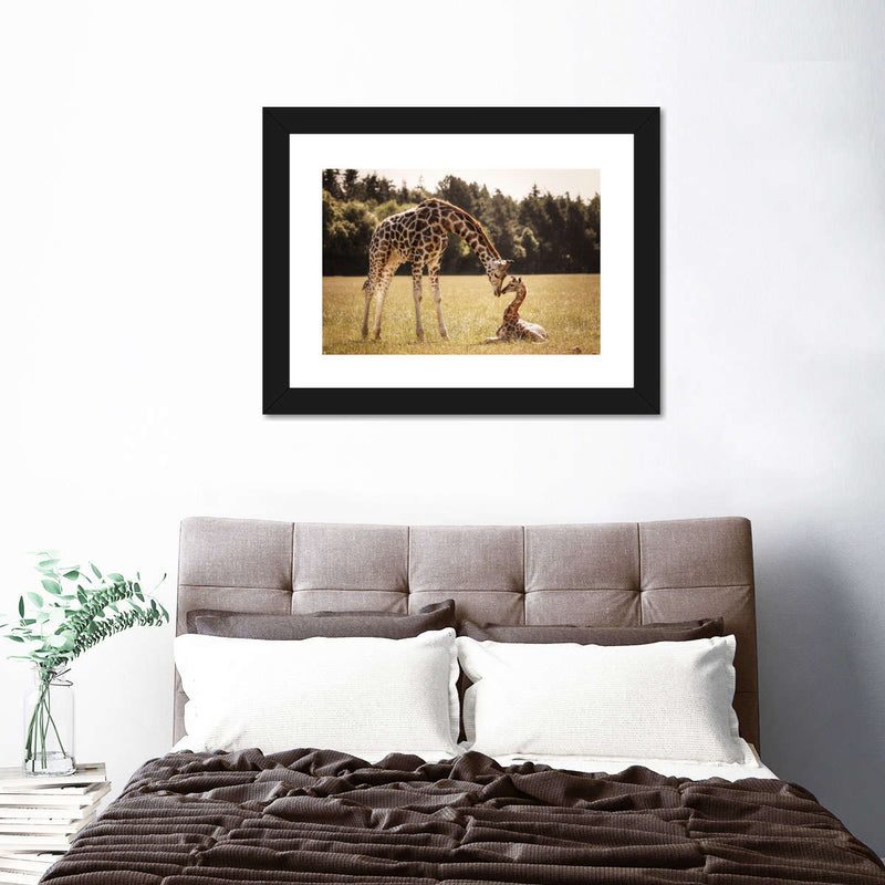 Loving Giraffes Wall Art