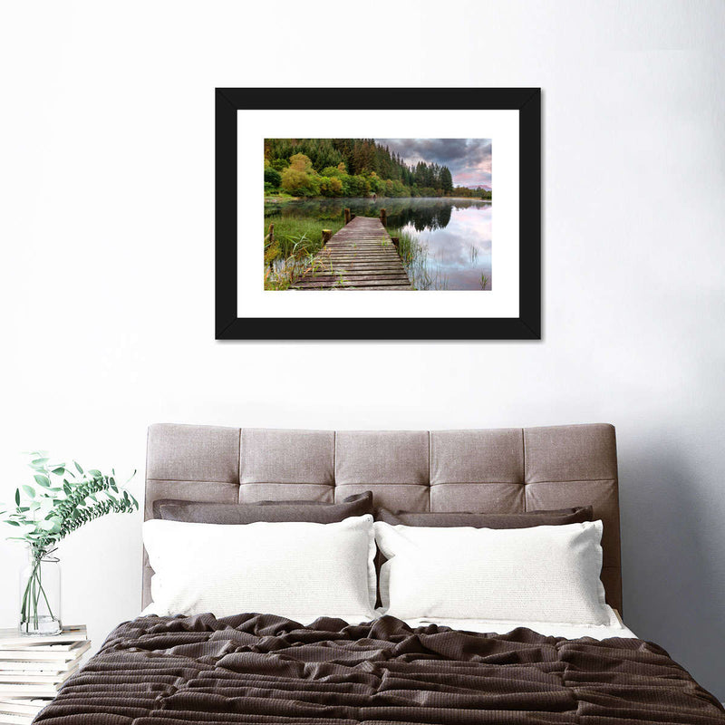 Loch Ard Boathouse Wall Art