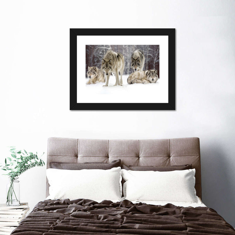 Wolf Pack Wall Art