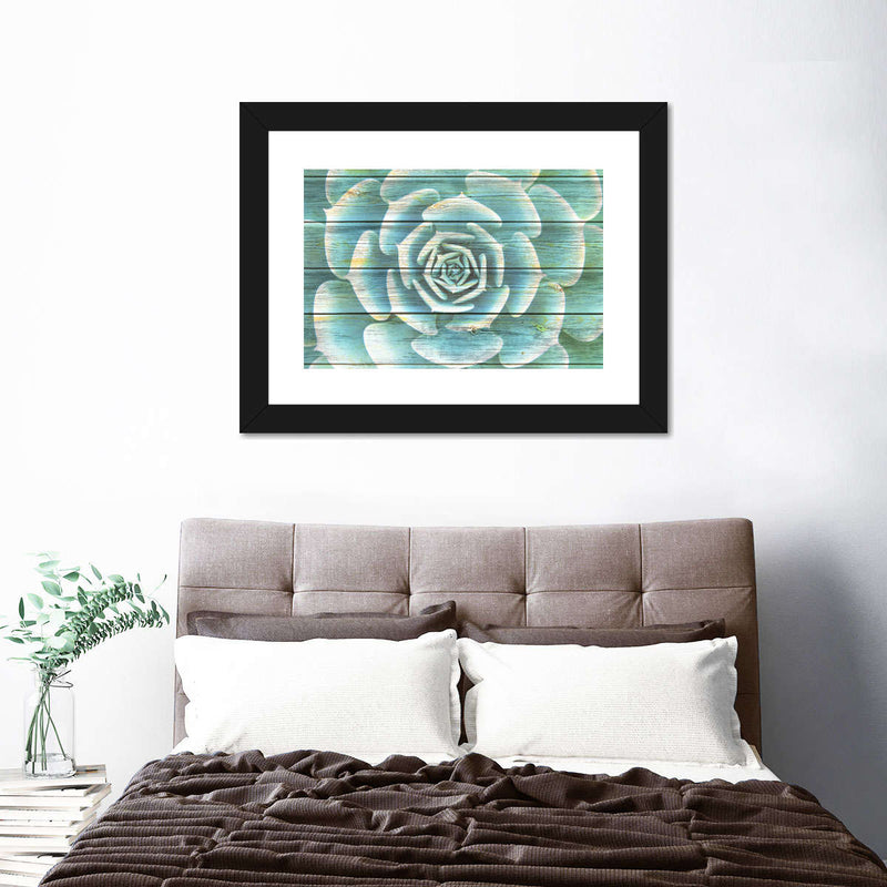 Succulent Plant Bloom Wall Art