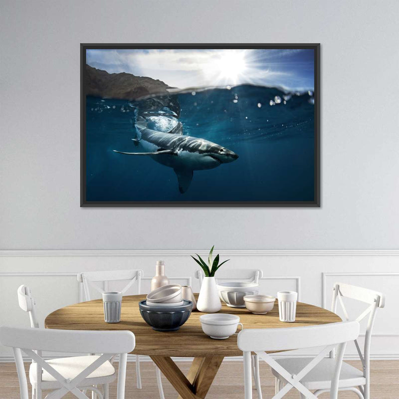 Shark Sunshine Wall Art