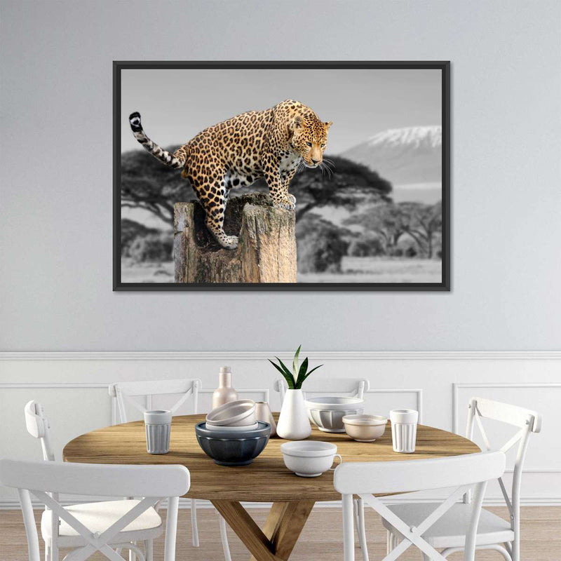 Pop African Leopard Wall Art