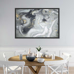 Swirly Fluid Abstract Wall Art