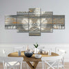 Wooden Palm Leaves Wall Art