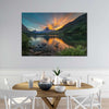 Swiftcurrent Sunset Lake Wall Art