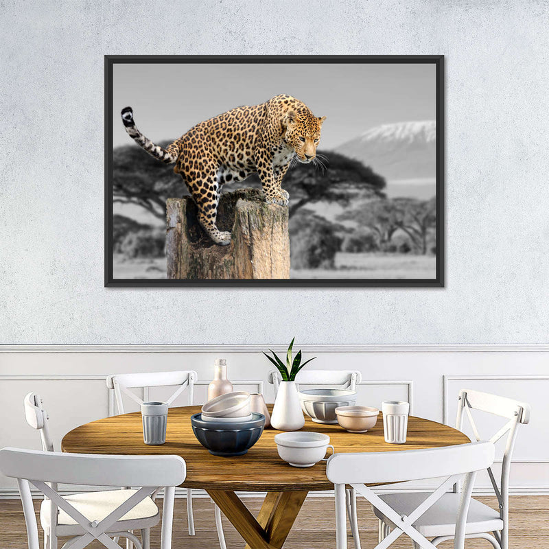 Pop African Leopard Wall Art